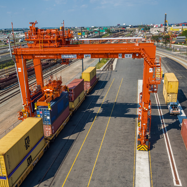 Konecranes Noell Rubber-Tired Gantry Cranes