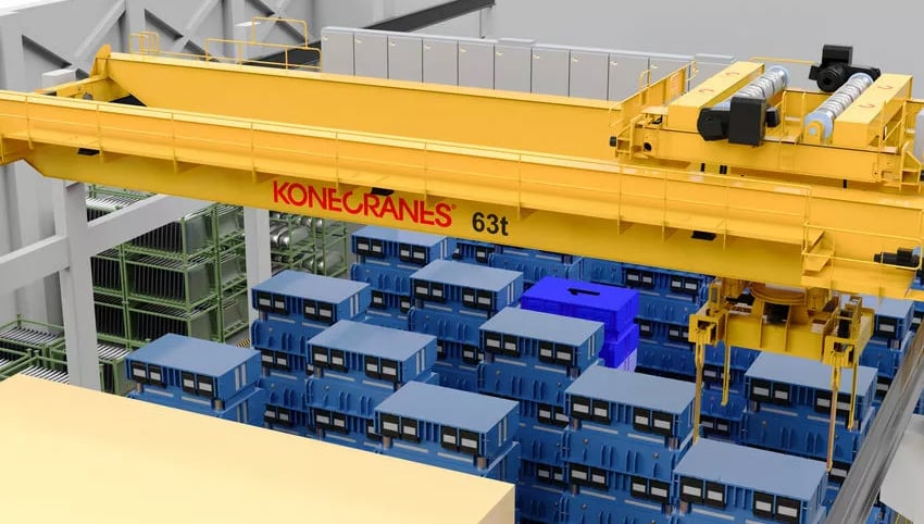 Konecranes die gripper crane