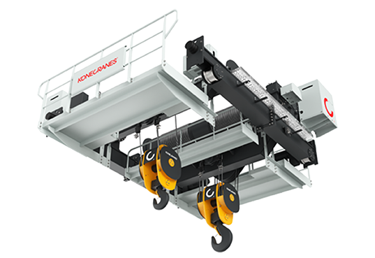 Konecranes M-series two winches one trolley