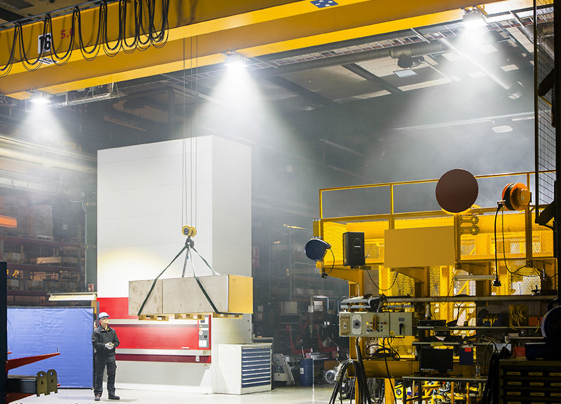 led overhead crane lights