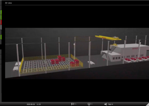 WMS 3D Warehouse view – die warehouses