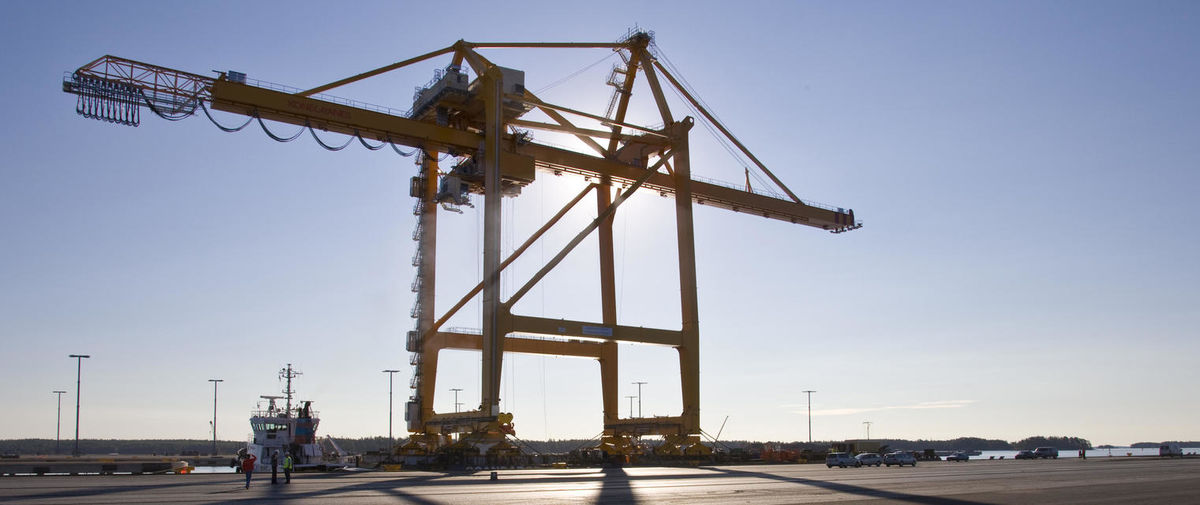 Konecranes’ biggest widespan ship-to-shore crane to be delivered to Helsinki Terminal