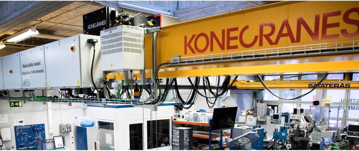 Konecranes CXT NEO-based crane enables industrial internet research at Aalto University