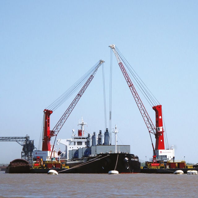 Cranes On Barge | Konecranes